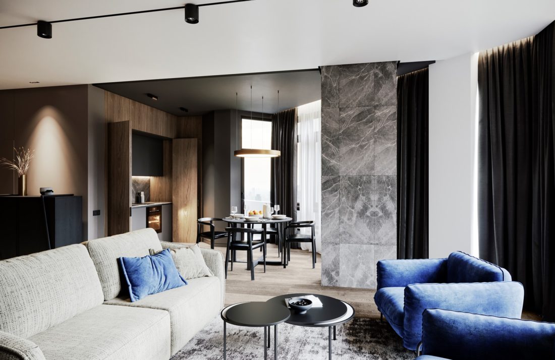 Moon sofa in the interior фото 2-2
