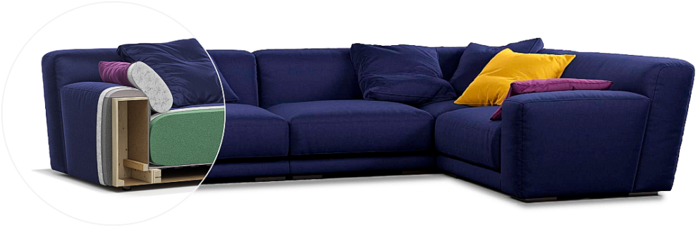 Tutto sofa детали