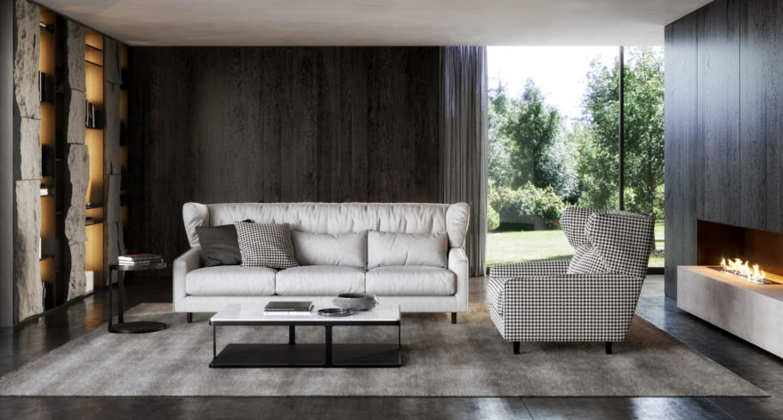 Milton sofa фото в интерьере