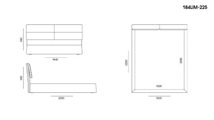 Limura bed размеры фото 3