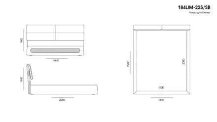 Limura bed размеры фото 4