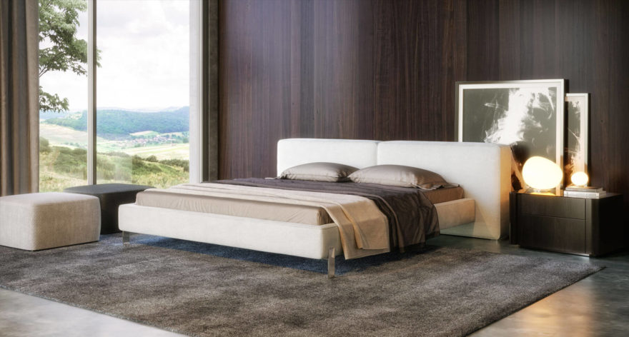 Vogue bed in the interior фото 6