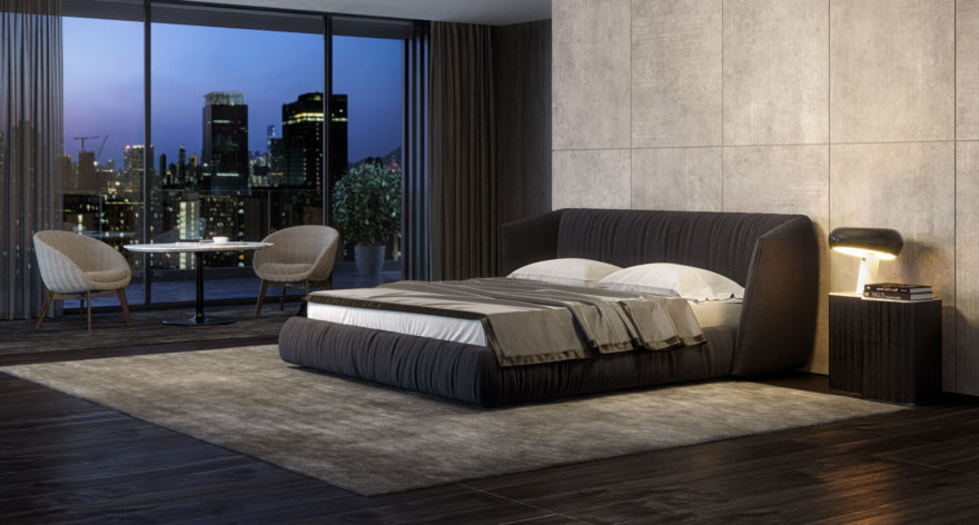 Too Night bed фото в интерьере