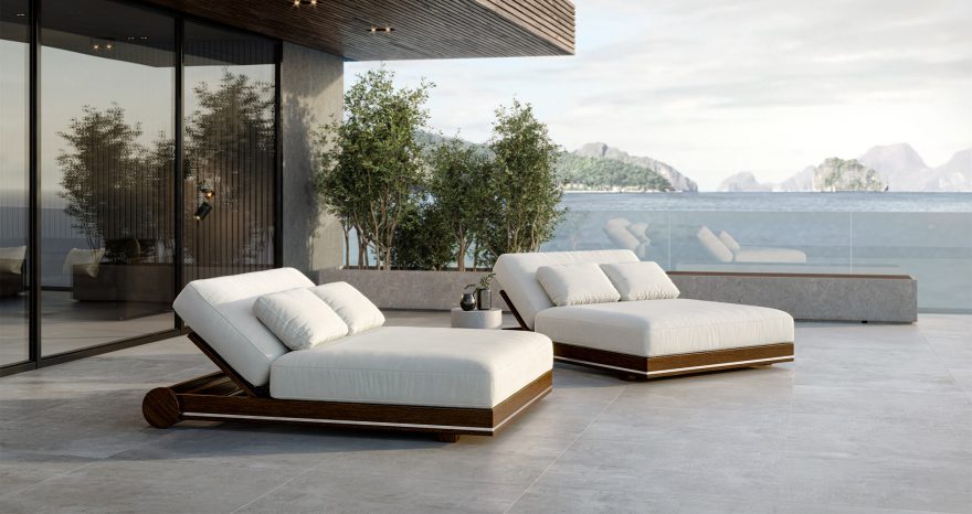 Portofino sun lounger фото в интерьере