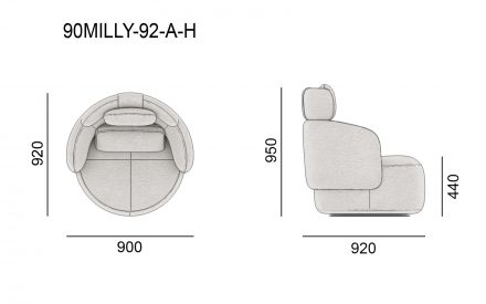 Milly AH размеры фото 1