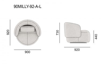 Milly AH размеры фото 2