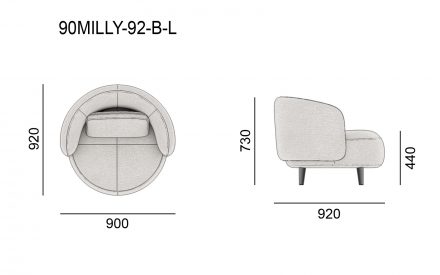 Milly AL размеры фото 4
