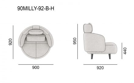 MILLY BL размеры фото 3